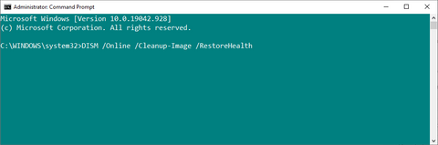 windows command prompt dism command