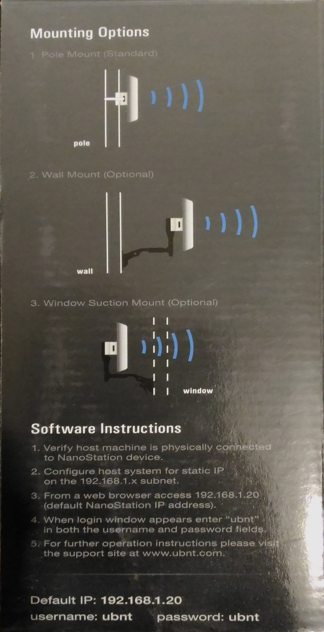 Настройка Ubiquiti NanoStation Loco M2: Режимы точки доступа и моста