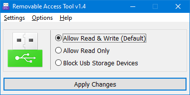 Ratool: блокируем USB-флешки, CD/DVD, смартфоны и WPD-устройства одним кликом